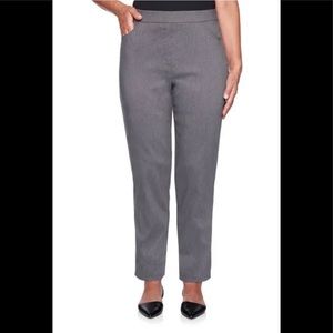 Alfred Dunner Allure Pants Gray